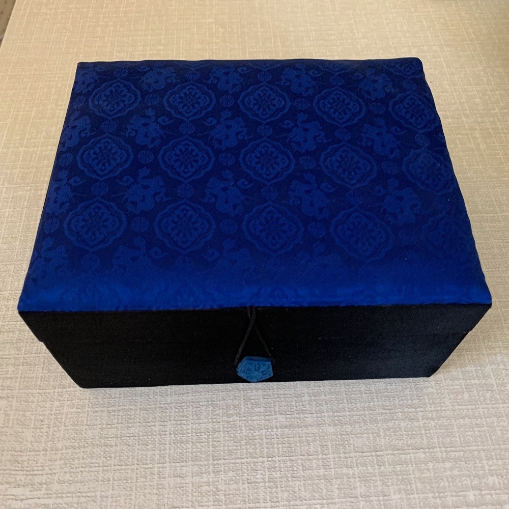 Tea Set Blue Crackle Glaze NEW